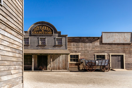 Grain Store in Mini Hollywood Theme Park, American Wild Western Style