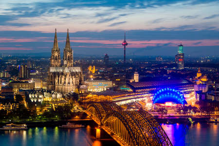 Cologne cityscapeのeditorial素材