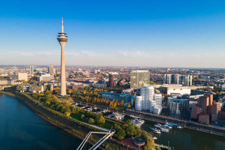 DÃ¼sseldorf Medienhafen in Germanyの写真素材