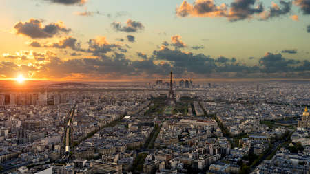 Paris Eiffel Towerの写真素材