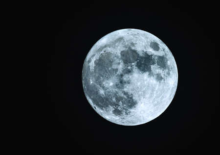 The Moon at nightの写真素材