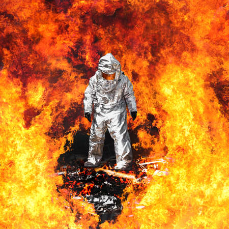 german firefighterの写真素材