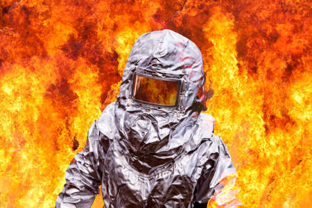 german firefighterの写真素材