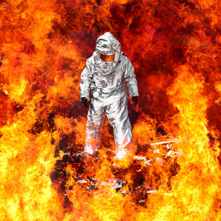german firefighterの写真素材