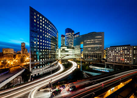 business district architecture in parisのeditorial素材
