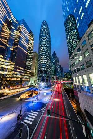 business district architecture in parisのeditorial素材