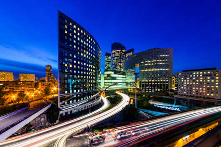 business district architecture in parisの写真素材