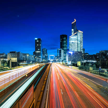 business district architecture in parisのeditorial素材