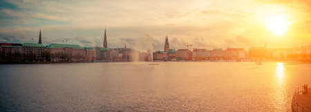 City of Hamburg, Germanyの写真素材