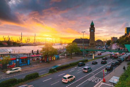City of Hamburg, Germanyのeditorial素材