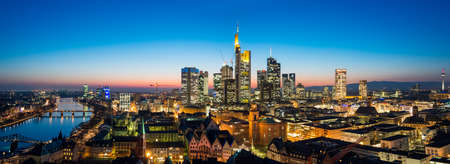 Frankfurt am Main Skylineの写真素材