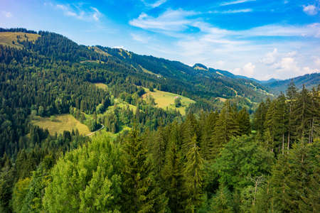 German Alps AllgÃ¤u during Summerの写真素材