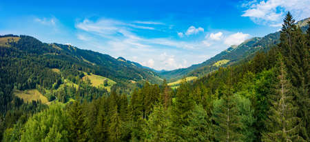 German Alps AllgÃ¤u during Summerの写真素材