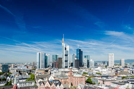 Frankfurt am Main Cityscape Germanyの写真素材