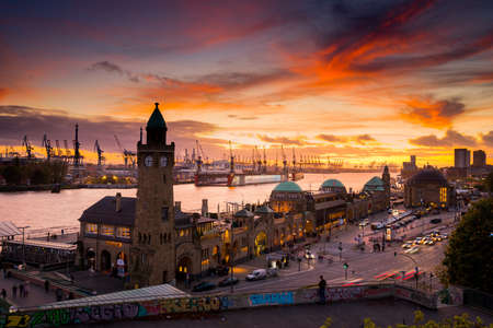 Hamburg Germanyのeditorial素材