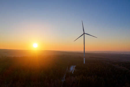 Green Energy Windmillの写真素材