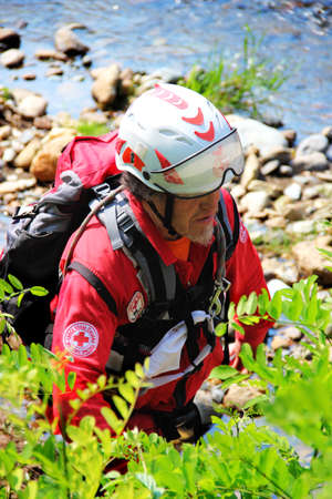 Demonstration of the activity of the Italian civil protection components held in the provinces of...