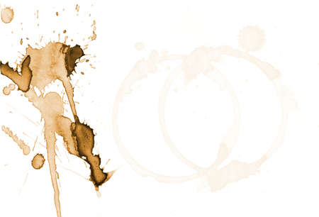 Background coffee ring. Real coffeeの写真素材