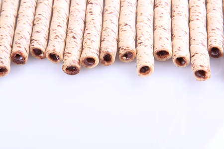 wafer on white backgroundの写真素材