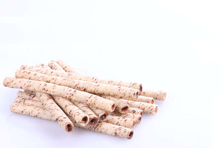 wafer on white backgroundの写真素材