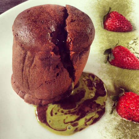 Chocolate greentea lavaの素材