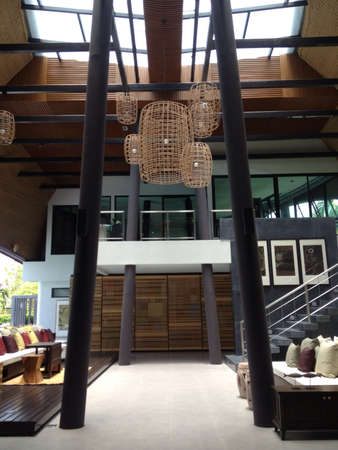Interior of Thai style clubhouseの素材
