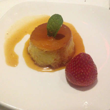 Caramel custard puddingの素材