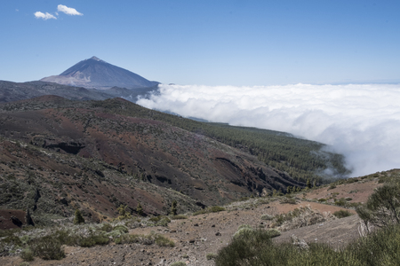 The volcano Teideの写真素材