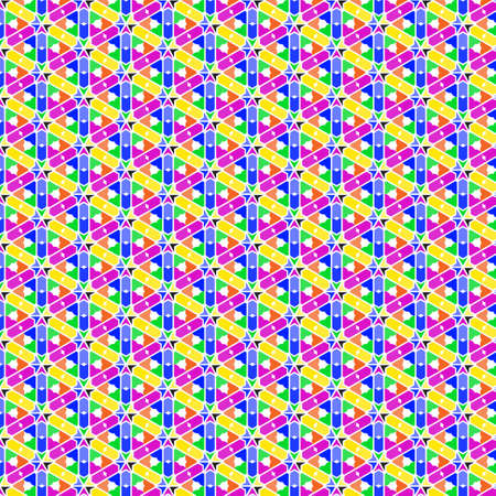 Abstract seamless pattern, modern stylish texture, repeating geometric tiles のイラスト素材