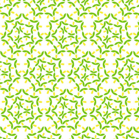 Water-lilies, abstract geometric vector seamless pattern background 