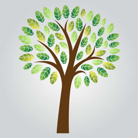 Stylized Vector Treeのイラスト素材