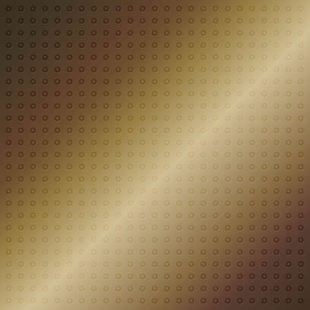 Bronze Circle Ring Cell Metal Background, Vector Illustration.のイラスト素材