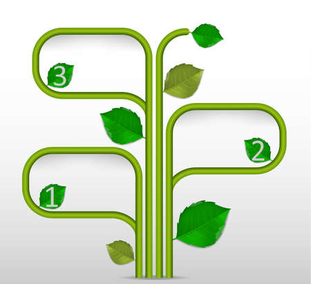 Abstract Ecology Business Template Vector Illustration.のイラスト素材