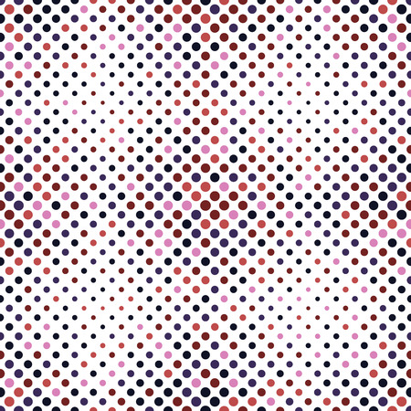 Halftone Dots Easter Colors Style Vector Seamless Patternのイラスト素材
