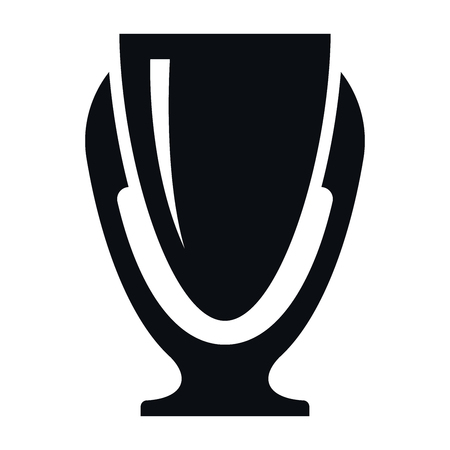 Modern Trophy Cup Icon Design, Vector Illustrationのイラスト素材