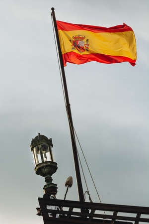 "ANDALUSIAN GALLEON":Replica of a 17th century Spanish galleon. "NAO VICTORIA":Replica of the ship that made the First Round the World between 1519-1522, skippered by Juan Sebastian Elcanoのeditorial素材
