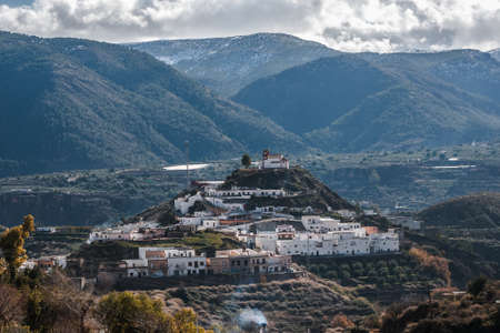 View of Canjayar, a beautiful village in the Almerian Alpujarraの写真素材