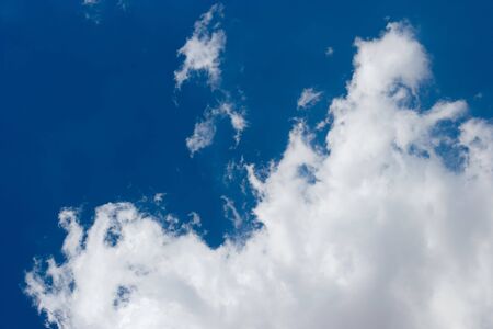 Whisked Cloud in Blue Sky