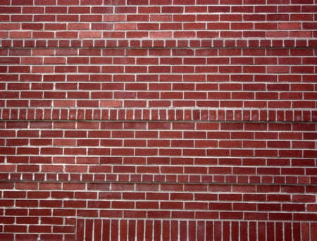 Abstract background with red brick wall; close upの写真素材