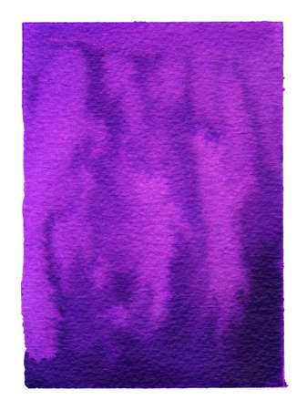 Purple isolated watercolor backgroundの写真素材