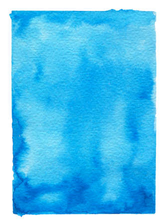 Blue isolated watercolor backgroundの写真素材