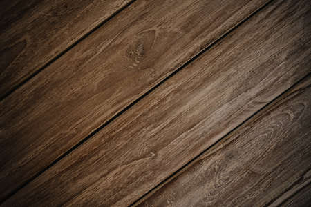 Dark brown gray vintage wood diagonal texture natural tree backgroundの写真素材