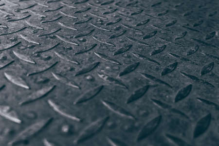 Close up of metal grunge background with repetitive pattenの写真素材