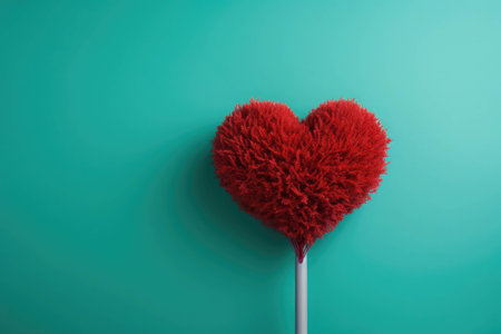 Valentine's hearts green background. High quality photoの素材