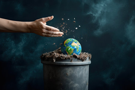 recycling concept, recycling bin, eco friendlyの写真素材