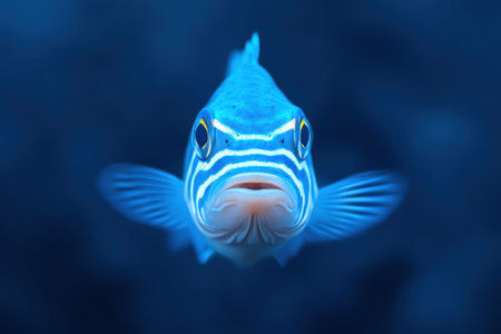 A hand with a fist raised in the air. The hand is purpleの素材