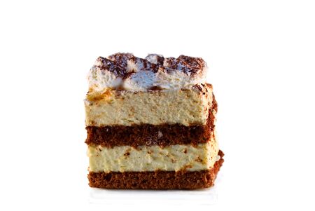 Cake with creamの写真素材