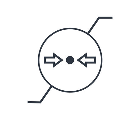 Atmospheric pressure limitation. Graphical Symbols for Medical devices.のイラスト素材