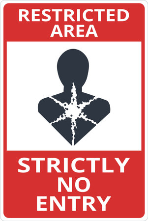 Respiratory Health Hazard Symbolのイラスト素材