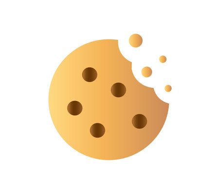 Colorful Cookies Symbol. Concept of Website Cookies.のイラスト素材